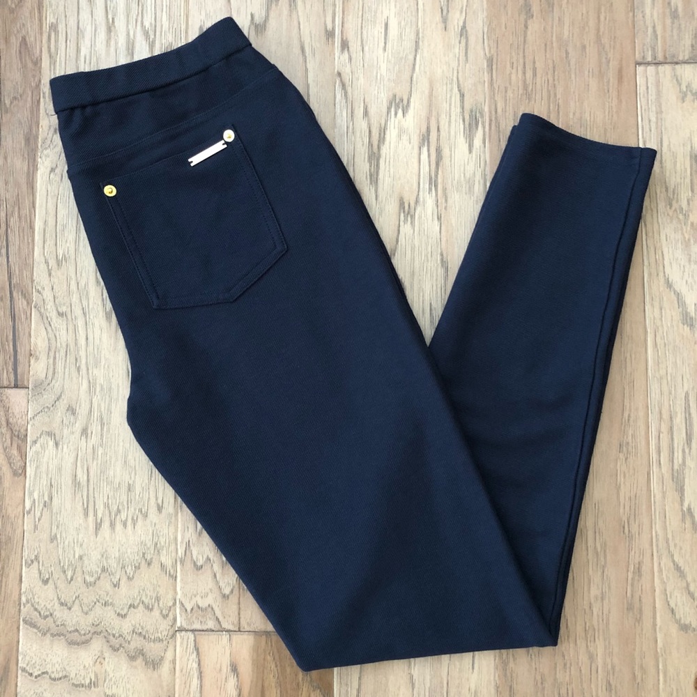 MICHAEL Michael Kors Navy Stretch Leggings